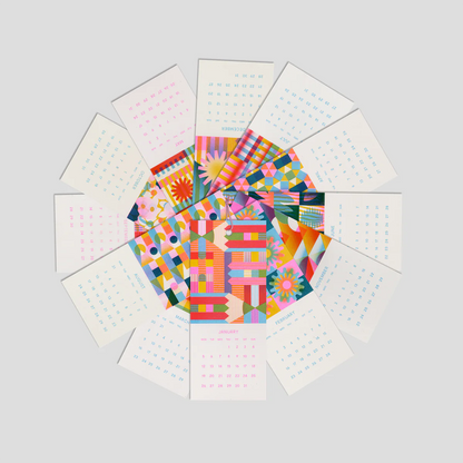 2026 Mini Hanging Calendar by Risotto