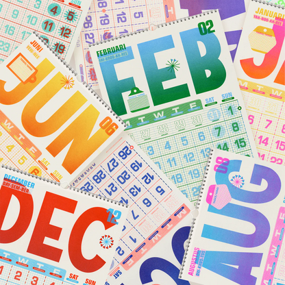 2026 Wall Calendar by Risotto
