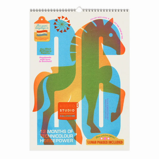 2026 Wall Calendar by Risotto