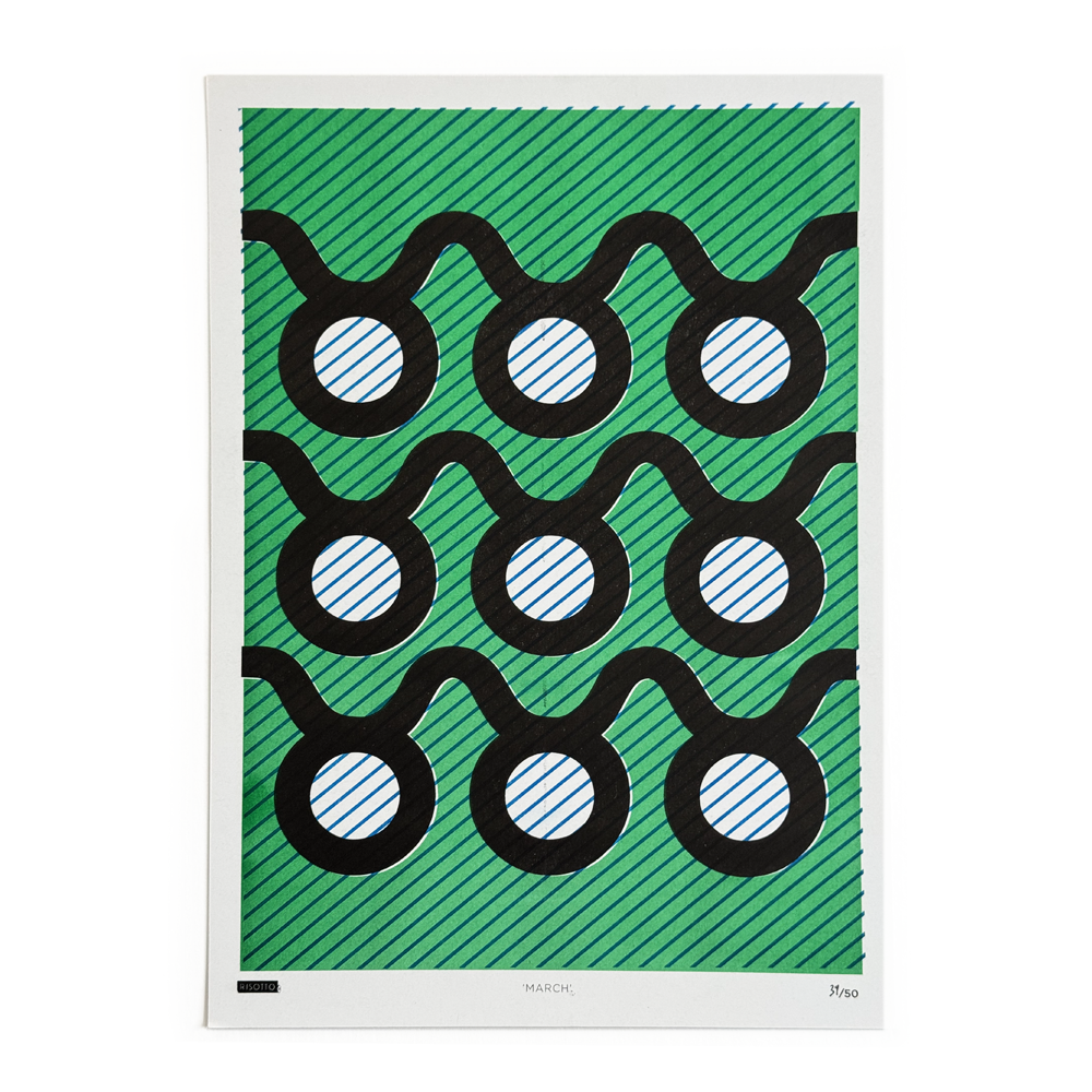 March A3 Print by Risotto