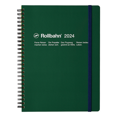 Rollbahn 2023-2024 Spiral XL Monthly Planner by Delfonics
