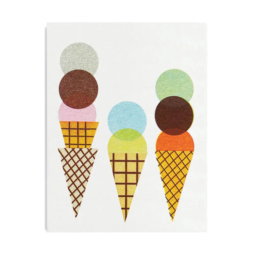 Ice Cream Mini Card by Scout Editions
