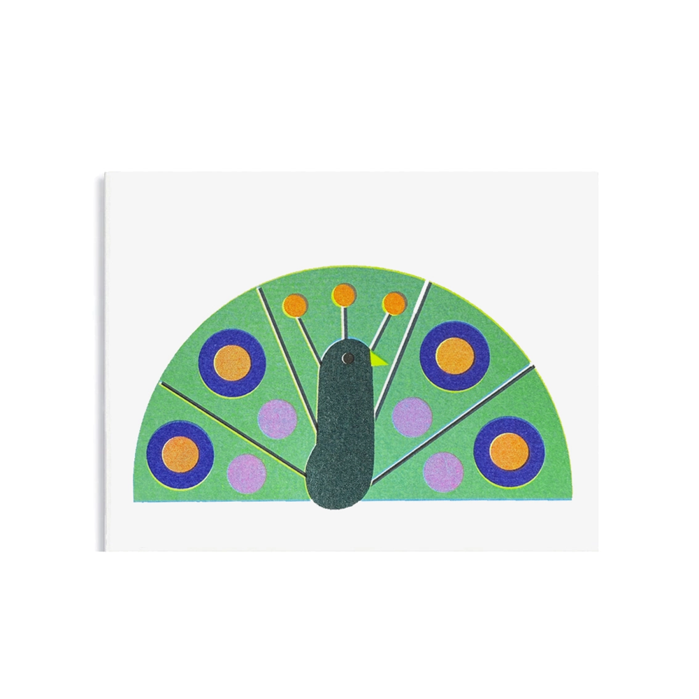 Peacock Mini Card by Scout Editions
