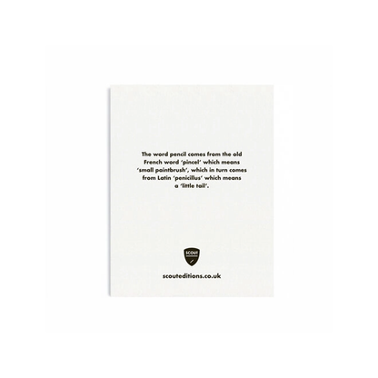 Yellow Pencil Mini Card by Scout Editions