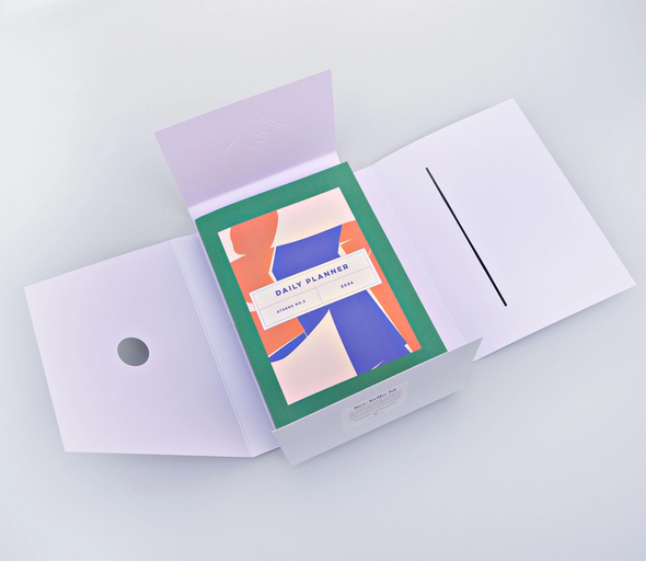 2024 Daily Planner Book by The Completist