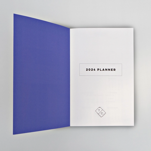 2024 Daily Planner Book by The Completist