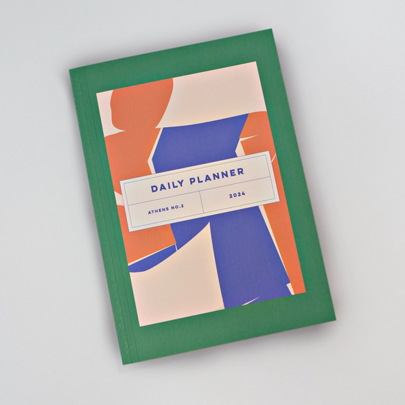 2024 Daily Planner Book by The Completist