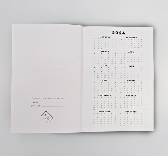 2024 Daily Planner Book by The Completist