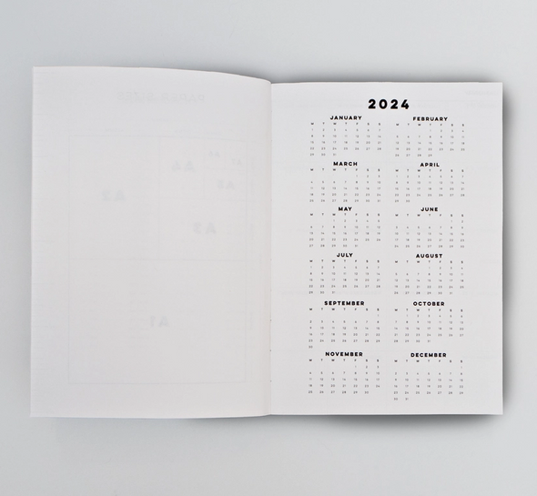 2024 Weekly & Monthly Planner by The Completist