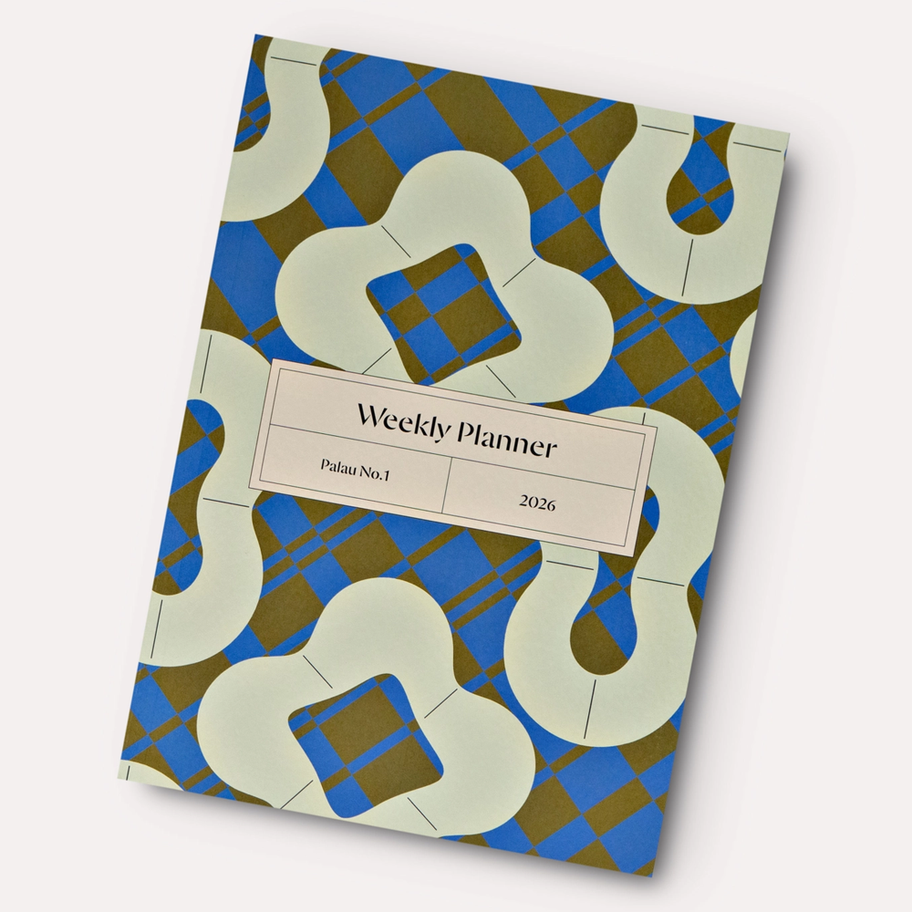 2026 Palau No. 1 Weekly & Monthly Planner by The Completist