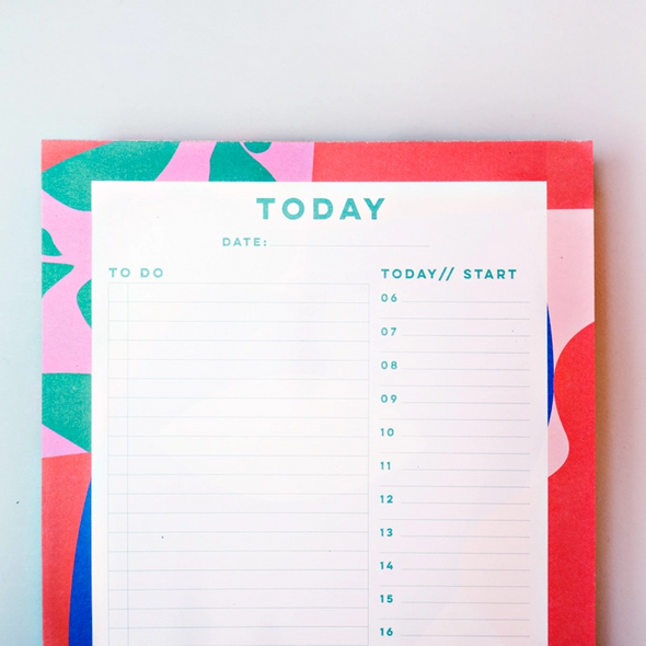 Daily Planner Pad Palm Springs by The Completist