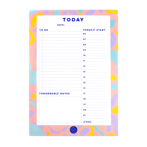 Daily Planner Pad Inky by The Completist