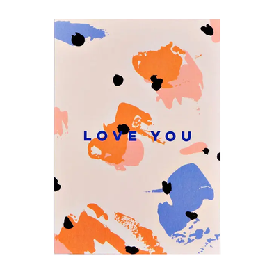 Spot Palette Love You Card by The Completist