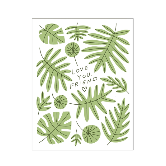 Love You, Friend Card by Worthwhile Paper