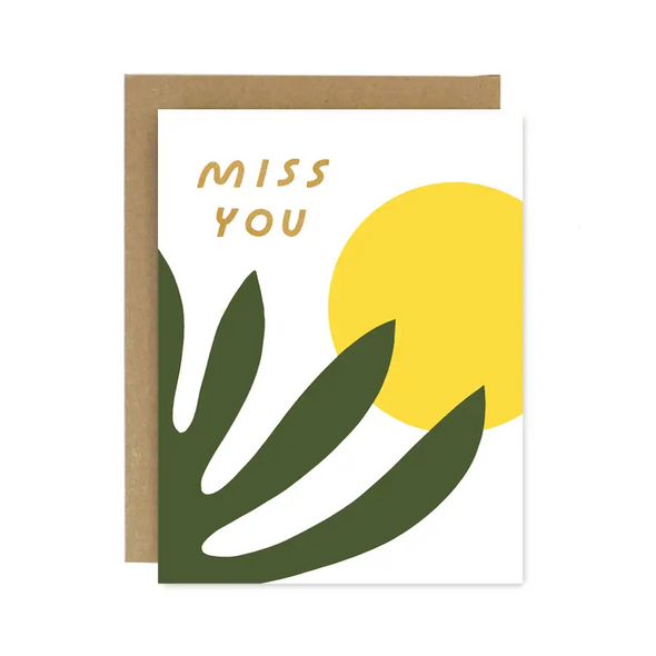 Miss You Shapes & Colors Card by Worthwhile Paper