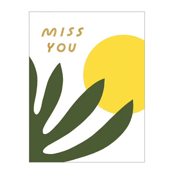 Miss You Shapes & Colors Card by Worthwhile Paper