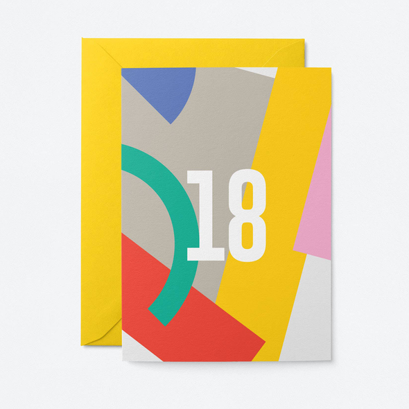 18 Card by Graphic Factory
