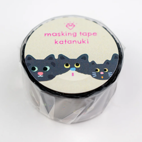 Cat Face Katanuki Masking Tape by Aiueo