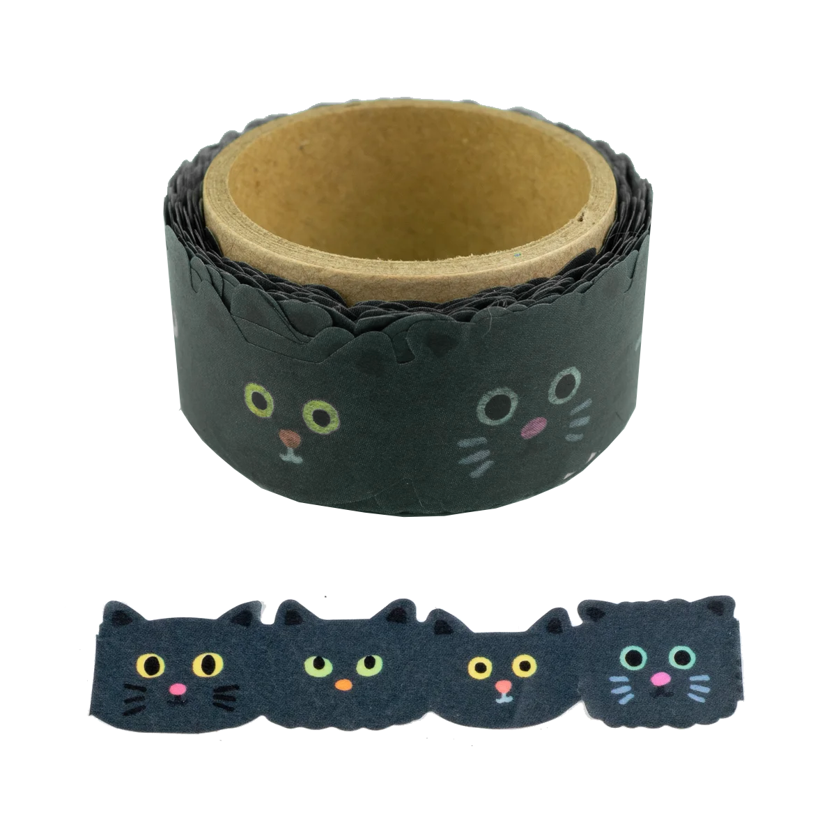 Cat Face Katanuki Masking Tape by Aiueo
