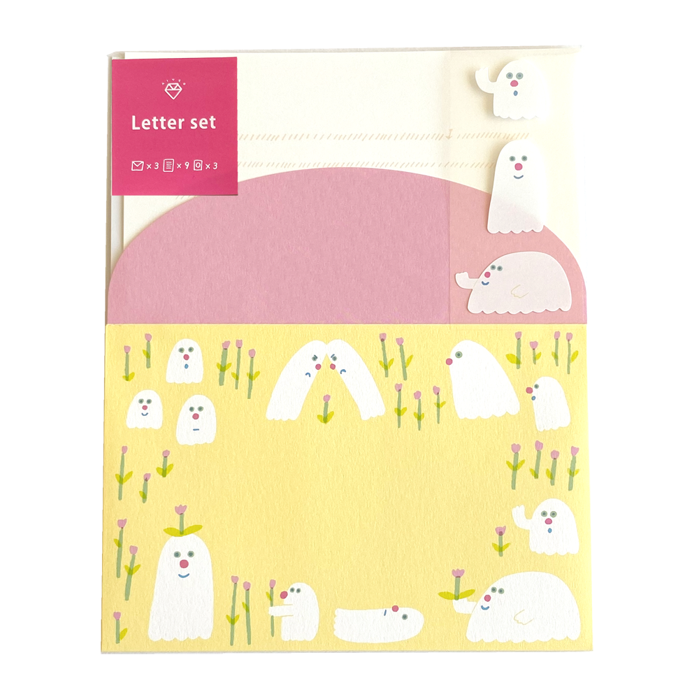 Hana Obake Letter Set by Aiueo