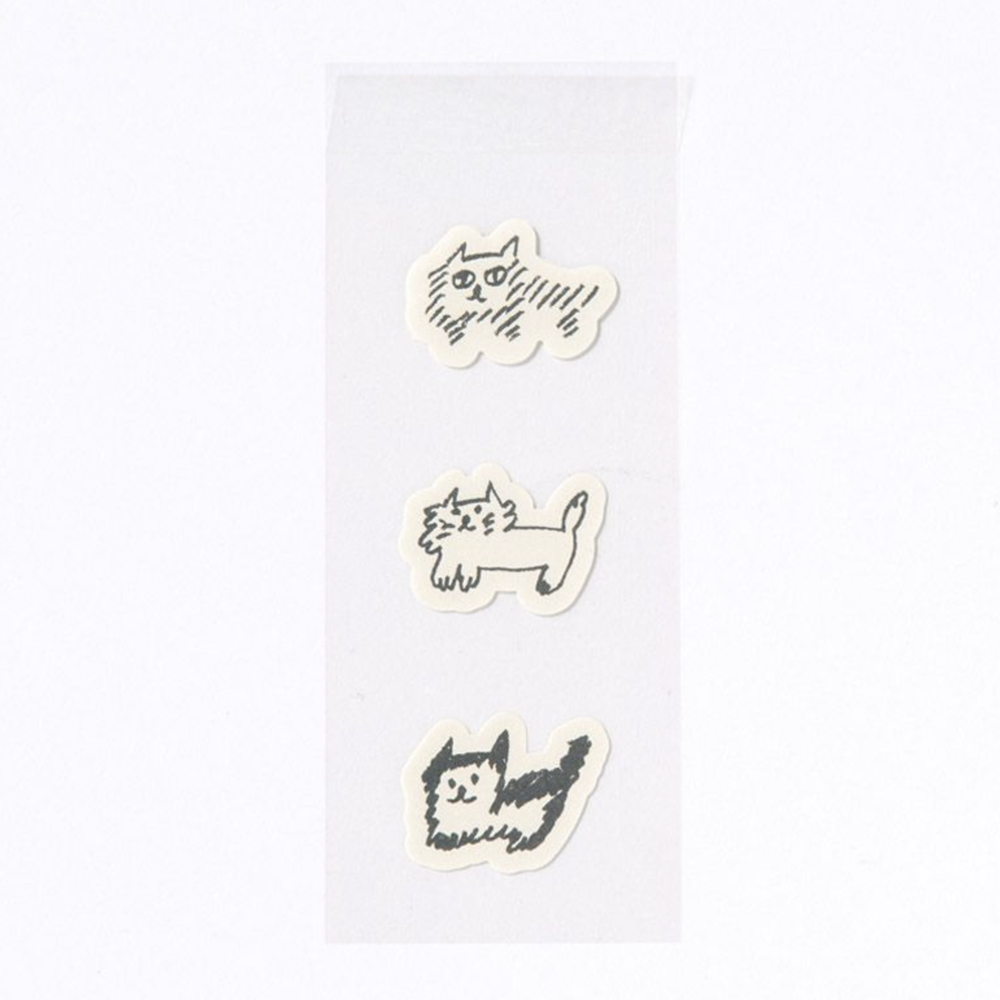 Neko Border Letter Set by Aiueo