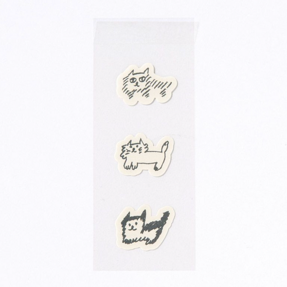 Neko Border Letter Set by Aiueo