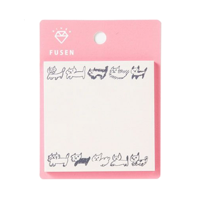 Neko Border Sticky Notes by Aiueo