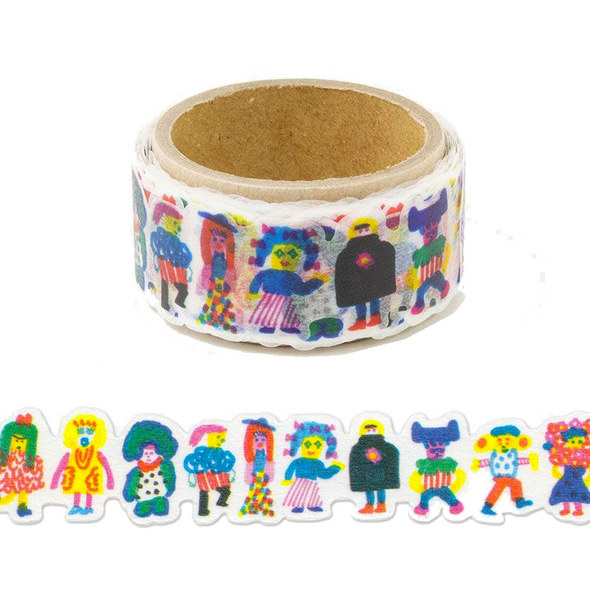 Fashion Monster Katanuki Masking Tape by Aiueo
