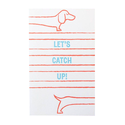 Catch-Up Doxie Card by Anemone Letterpress
