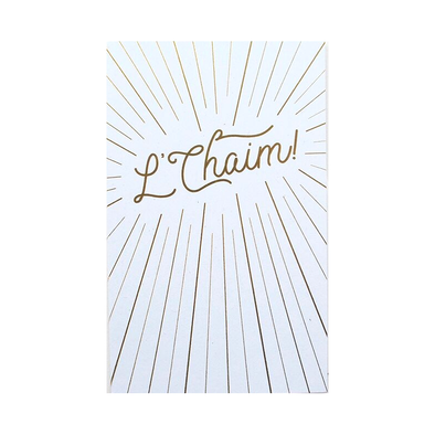 L'Chaim Card by Anemone Letterpress