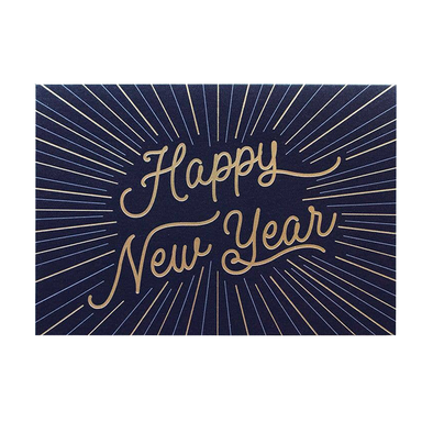 Tuxedo Happy New Year Card by Anemone Press