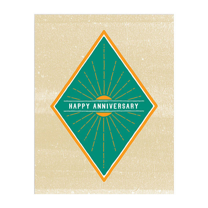 Anniversary Sunburst Card by Hammerpress
