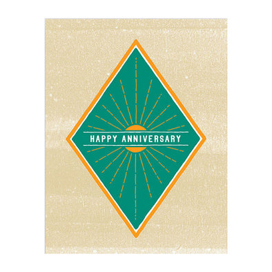 Anniversary Sunburst Card by Hammerpress