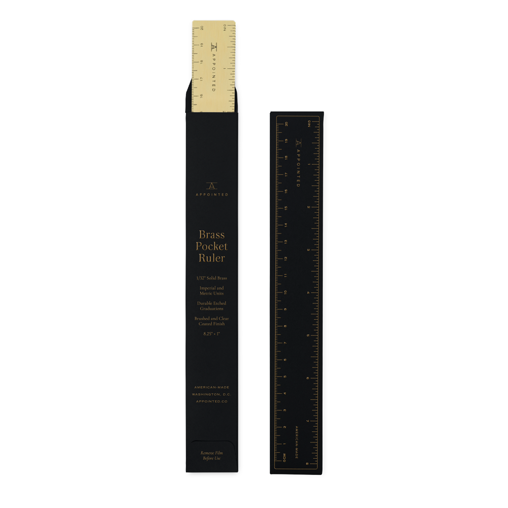 Brass Ruler by Appointed