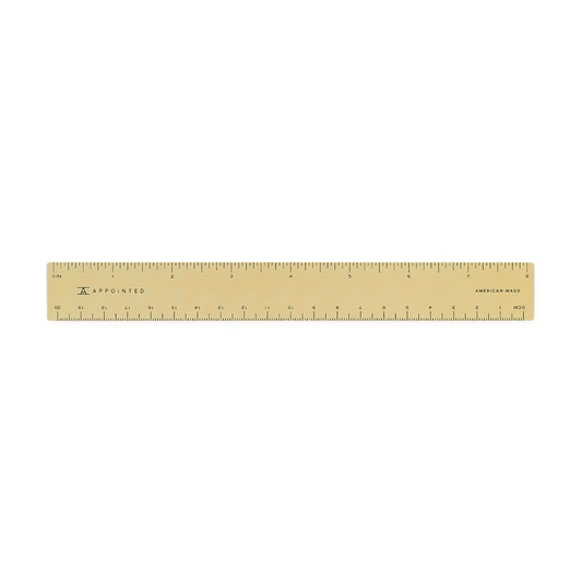 Brass Ruler by Appointed