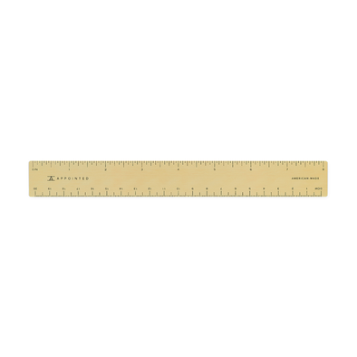 Brass Ruler by Appointed