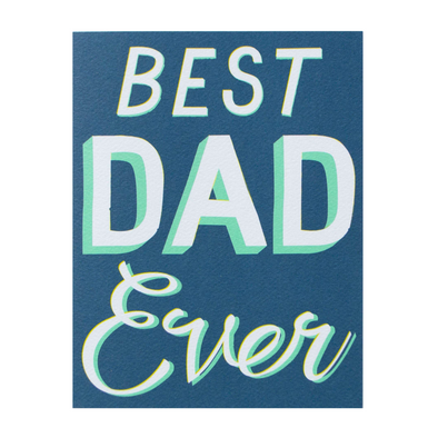 Best Dad Ever Card by Banquet Workshop