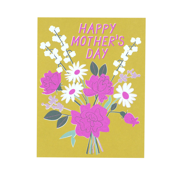Mother's Day Flowers Card by Banquet Workshop