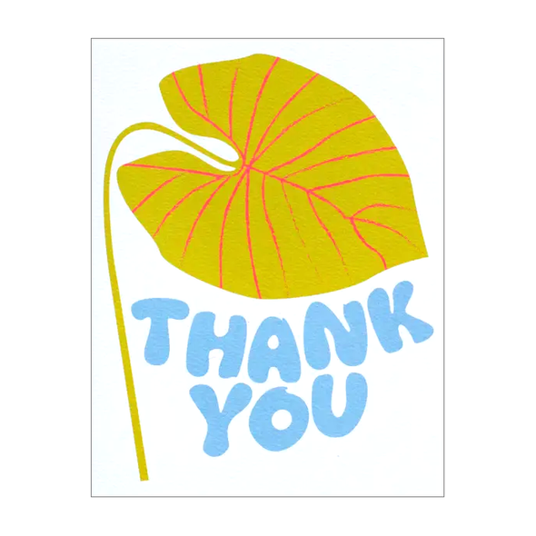 Thank You Leaf Card by Banquet Workshop