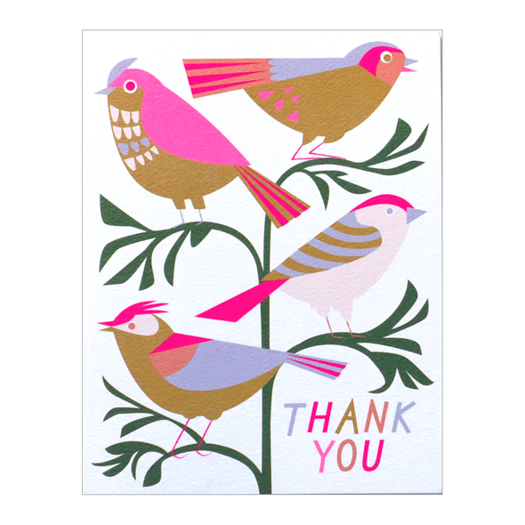 Song Bird Thank You Card by Banquet Workshop
