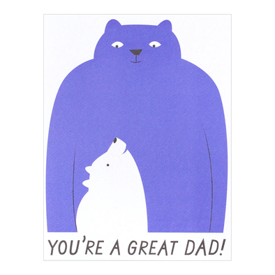 You're a Great Dad Card by Banquet Workshop