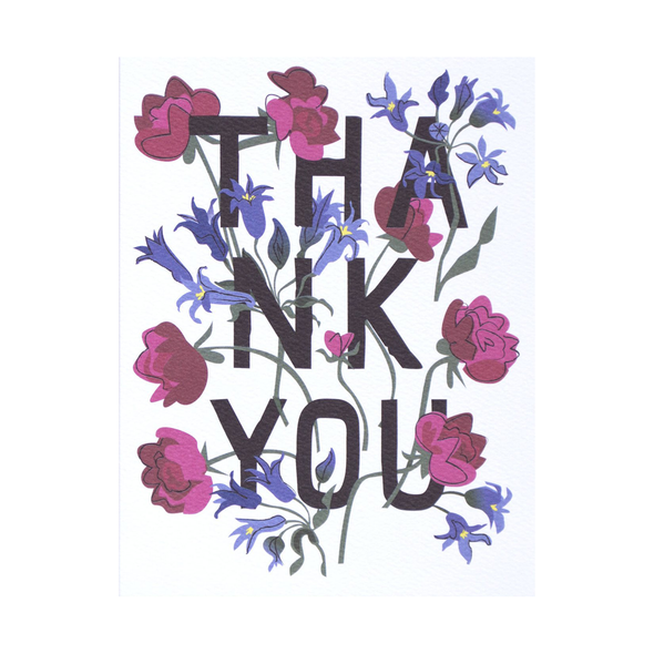 Floral Bouquet Thank You Card by Banquet Workshop