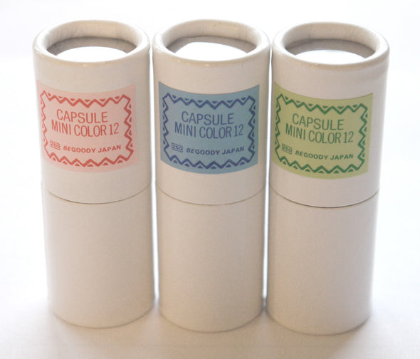Capsule Mini Color Pencil Set of 12 by Begoody