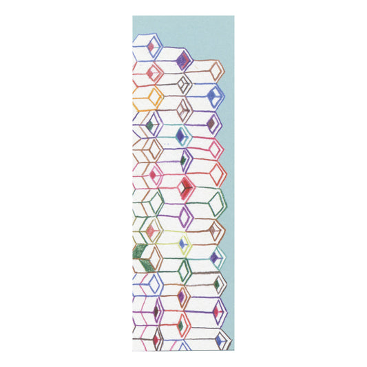 Blue Blocks Bookmark by Lart C. Berliner
