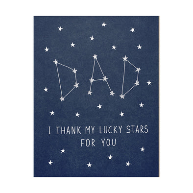 Lucky Stars Dad Card by Lucky Horse Press