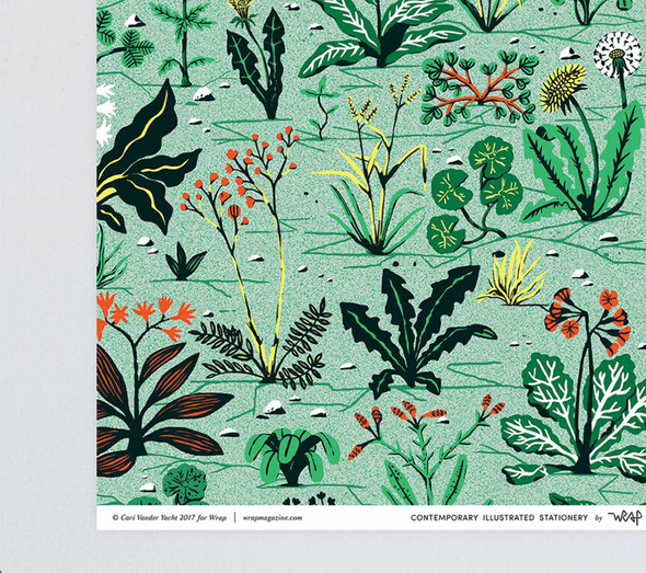 Cari Vander Yacht Weeds Wrapping Paper by Wrap