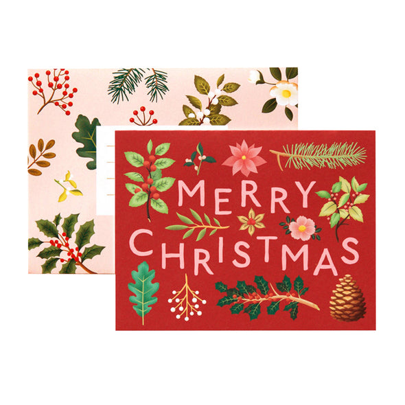 Holiday Plants Merry Christmas Card by Clap Clap