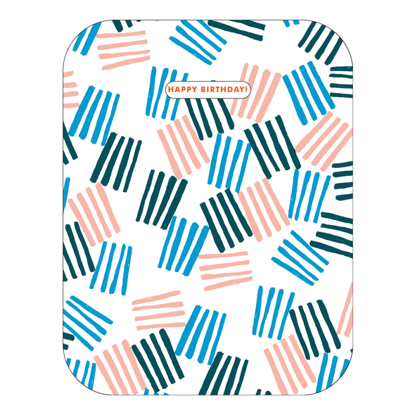 Awning Stripes Birthday Card by Egg Press