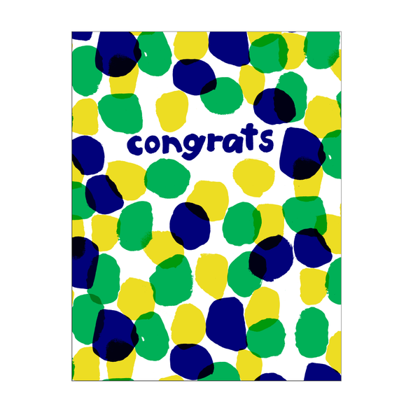 Congrats Dots Card by Egg Press