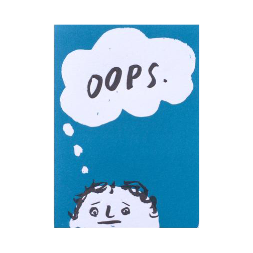 Oops Thought Bubble Card by Egg Press